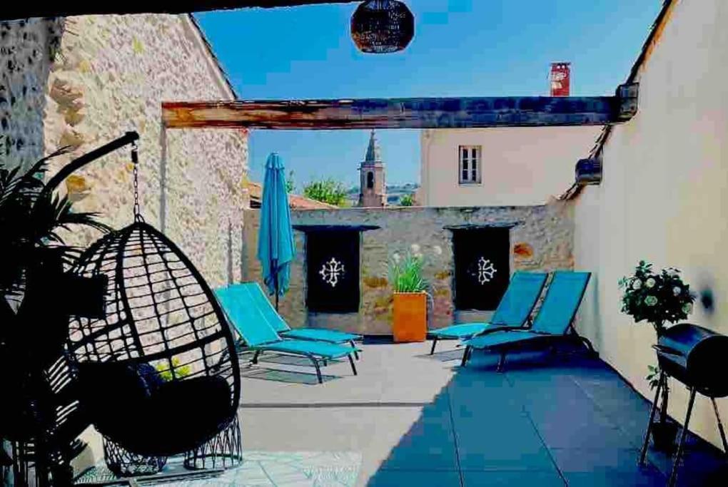 Elegant And Charming Townhouse With Roof Terrace Villa Limoux Exterior foto